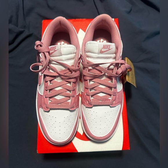 Nike Pink and White Dunk Low Next Nature - Picture 5 of 7